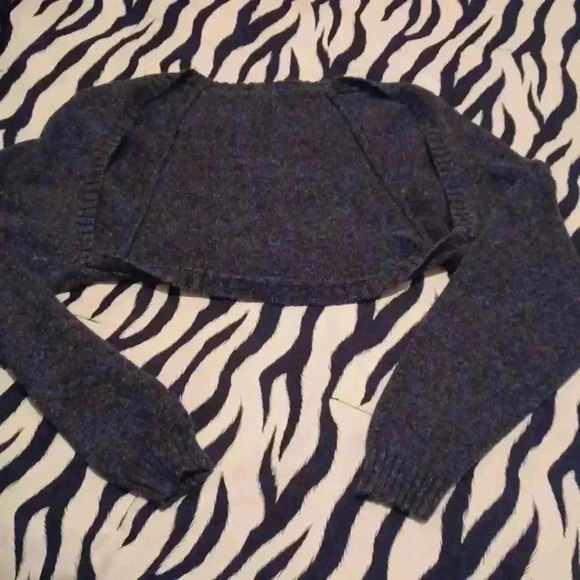 💙🌹Dark gray bolero shrug - Picture 4 of 8